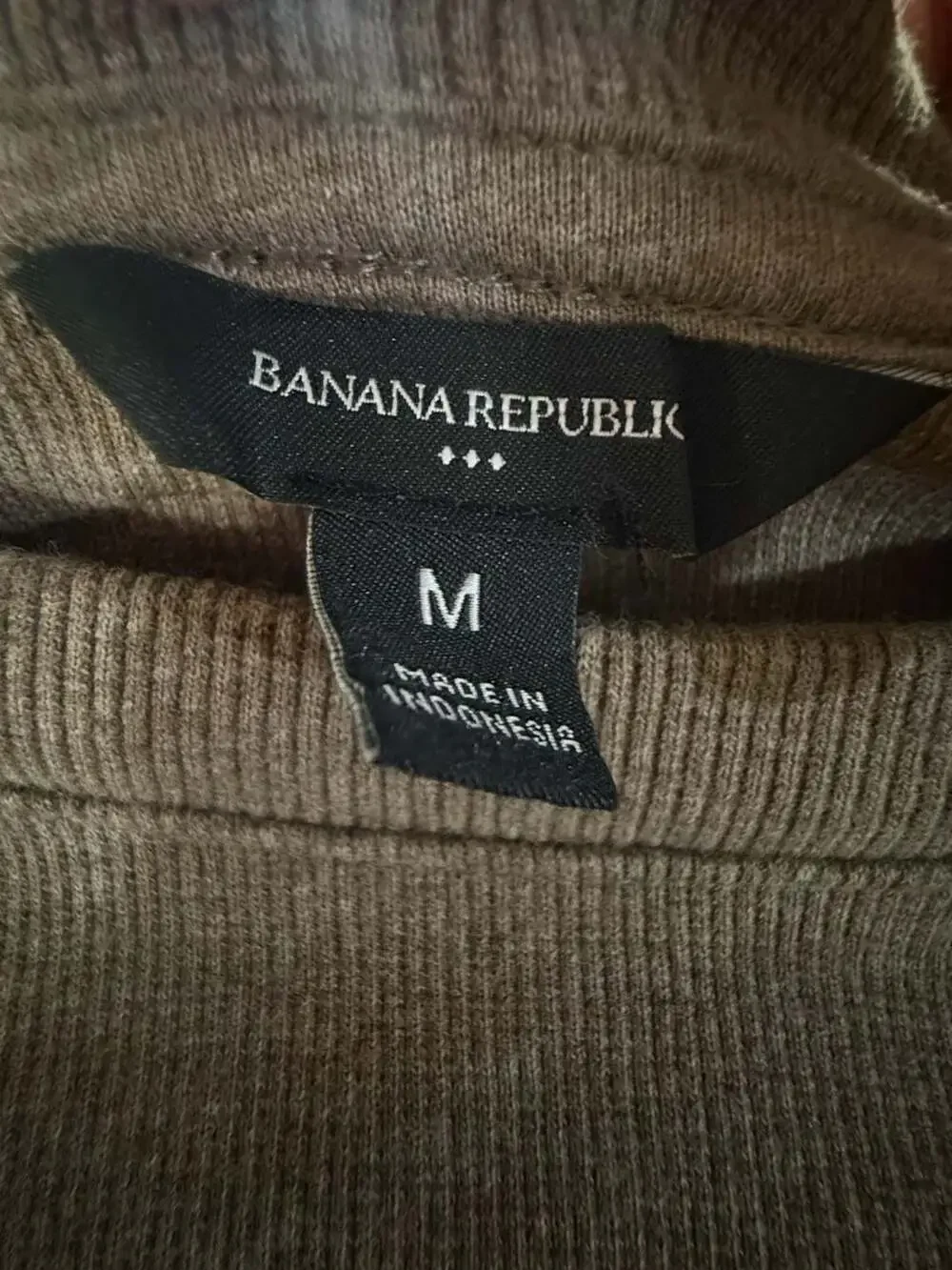 Banana Republic Men's Short Sleeve Cotton Blend Crew Neck T-Shirt